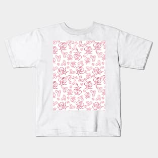 Roses pattern Kids T-Shirt